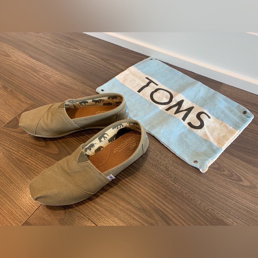 TOMS Safari Print Animal Canvas Slip-on